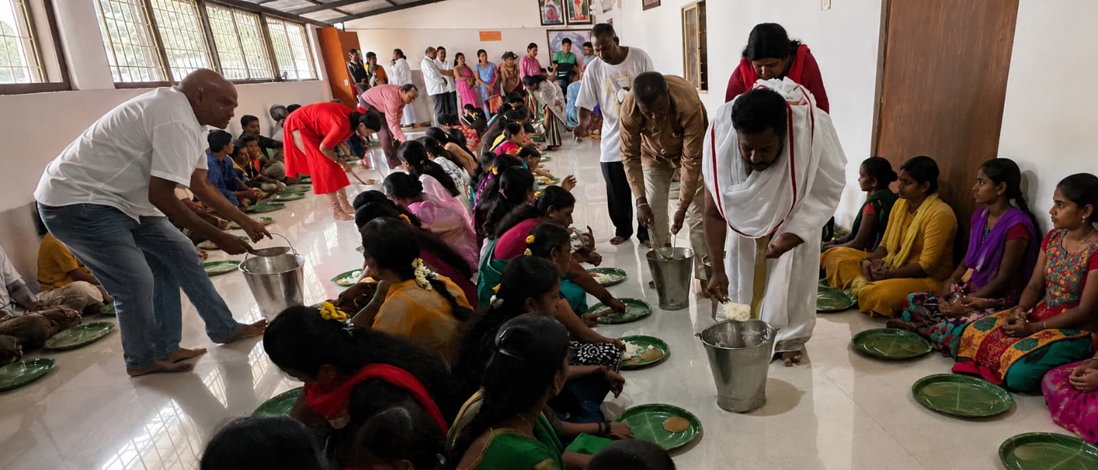 Mahaprasadam served with love